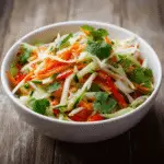 Salade Thaï de crudités : une recette fraîche et gourmande !
