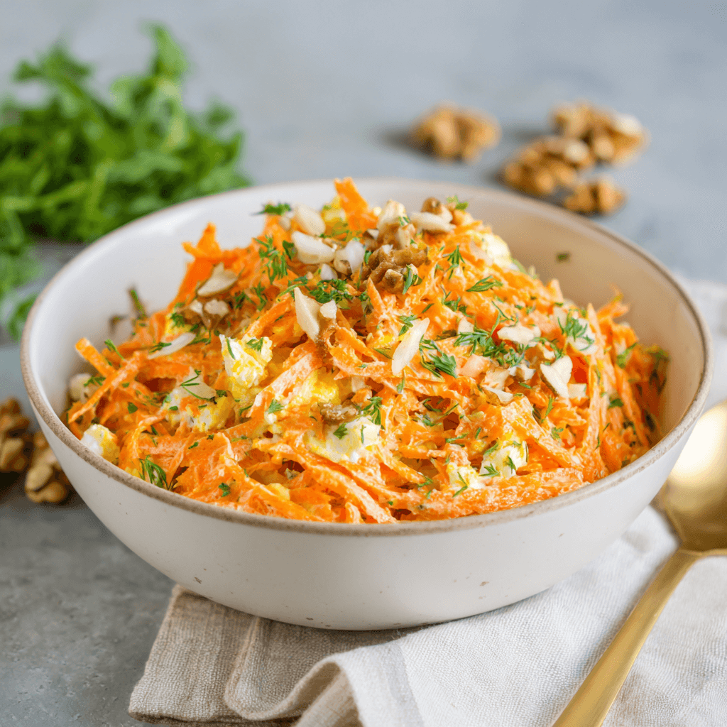 Salade crémeuse aux carottes : la recette irrésistible !