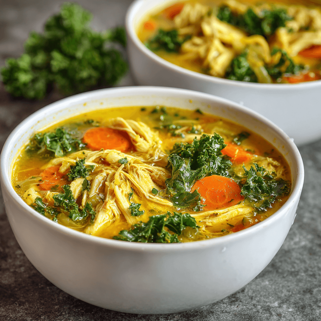 Soupe de poulet anti-inflammatoire : Boostez votre bien-être !