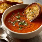 Soupe de tomates maison : recette facile et savoureuse !