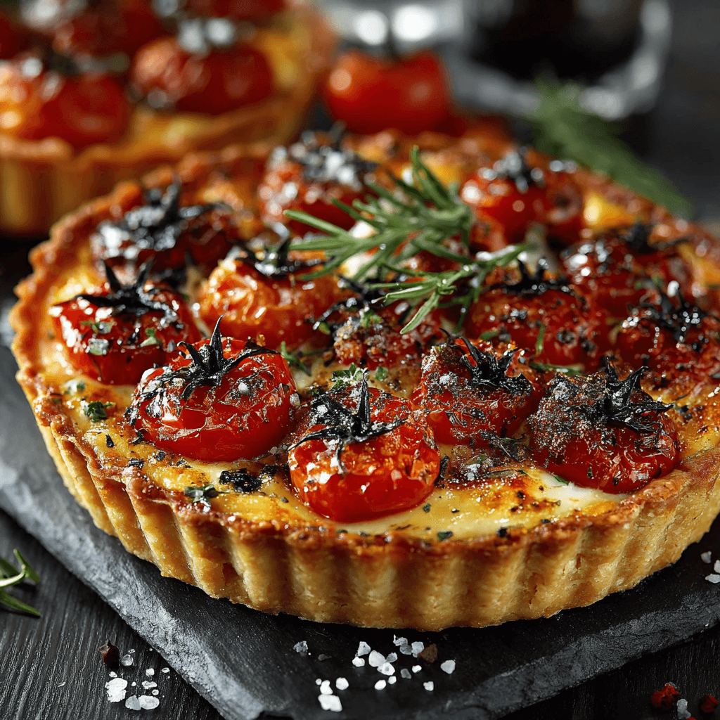 Tarte Fine Tomate & Moutarde : Découvrez la recette délicieuse !