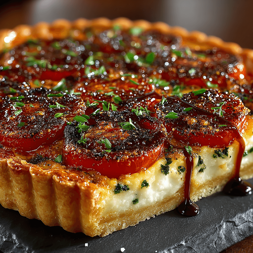 Tarte Fine Tomate & Moutarde : Découvrez la recette délicieuse !