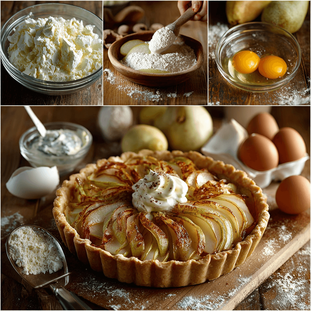 Tarte à la poire de ma mamie : un délice à découvrir !
