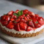 Tarte aux fraises sans cuisson : un dessert frais et facile !