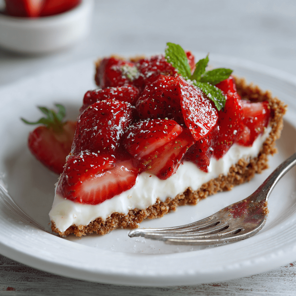 Tarte aux fraises sans cuisson : un dessert frais et facile !