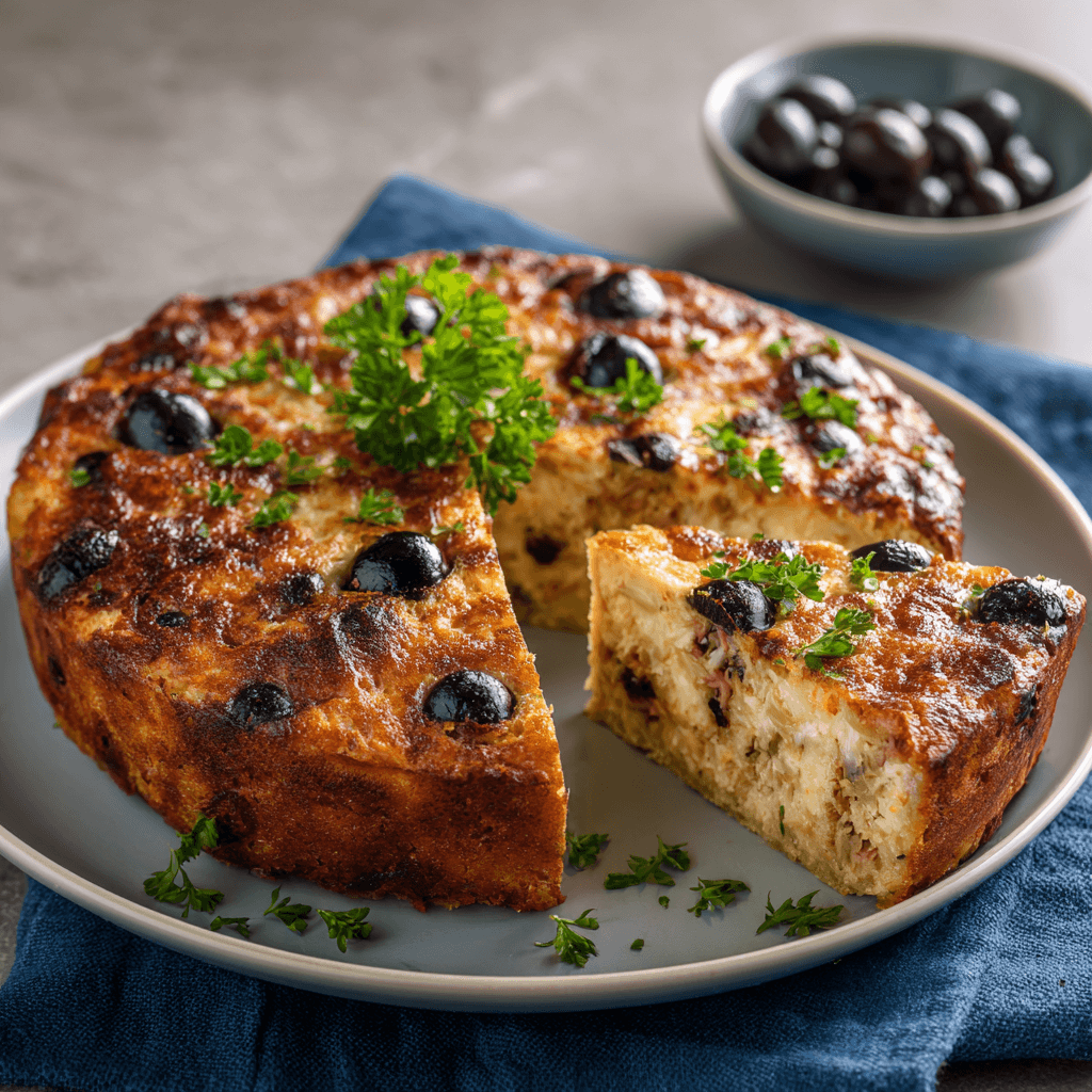 Cake au thon, emmental et olives noires : un délice à découvrir !