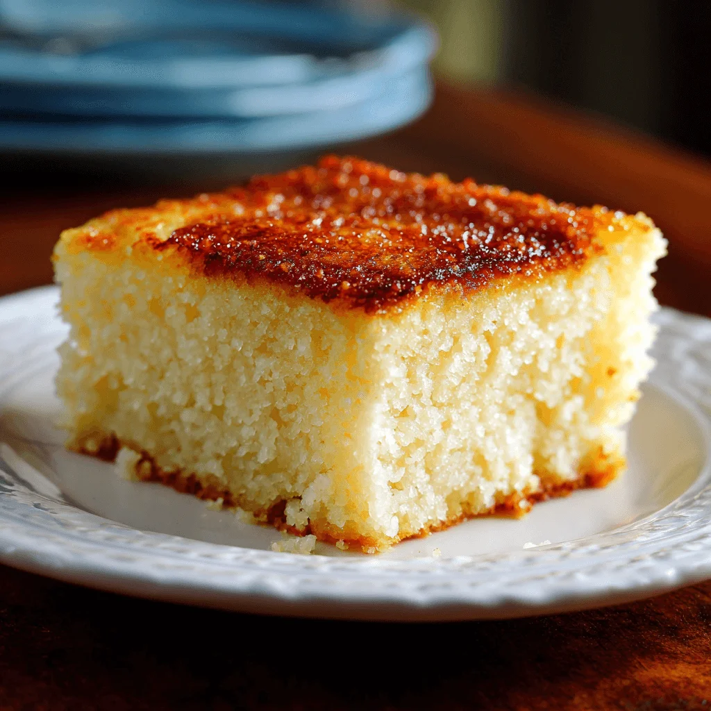 Gâteau de Semoule façon Grand-Mère : un délice à découvrir !