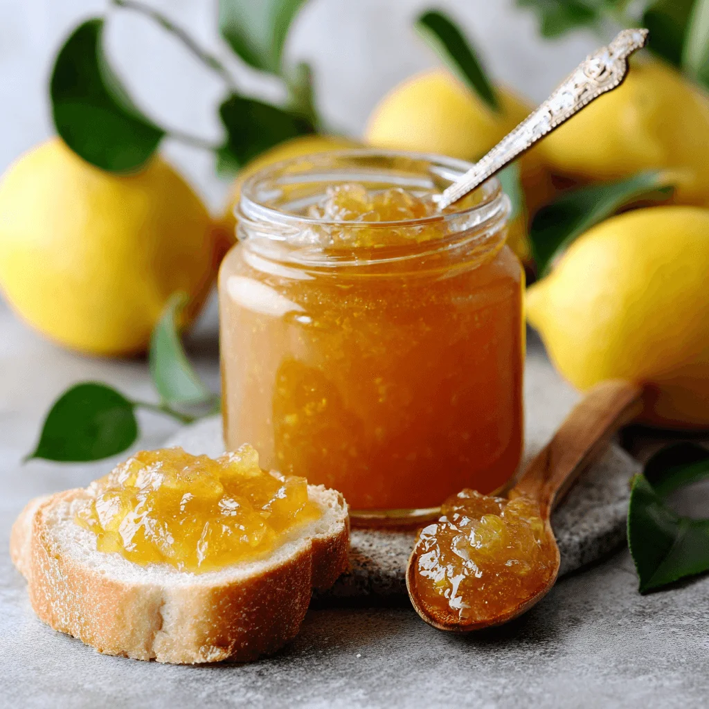 Confiture de Citron Maison : Savourez un délice facile !