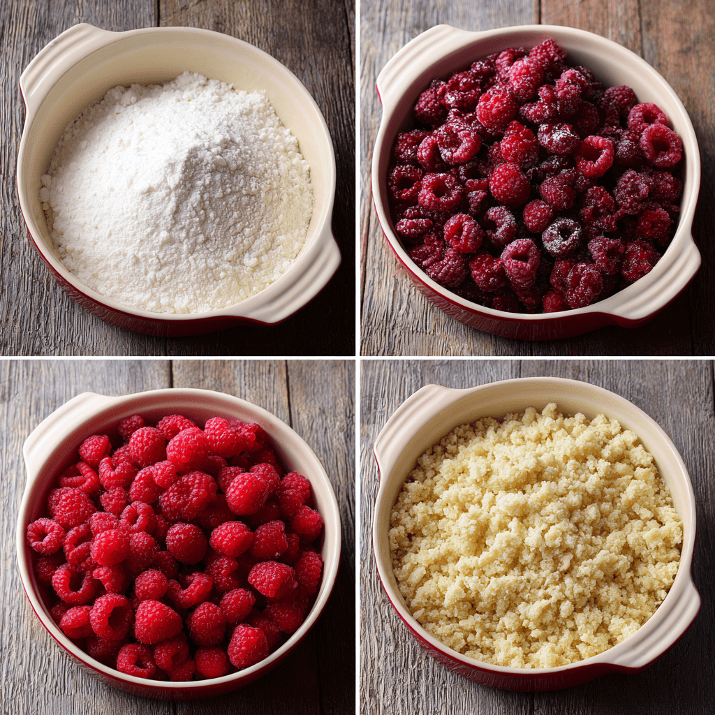 Croustillant aux framboises : découvrez la recette facile !