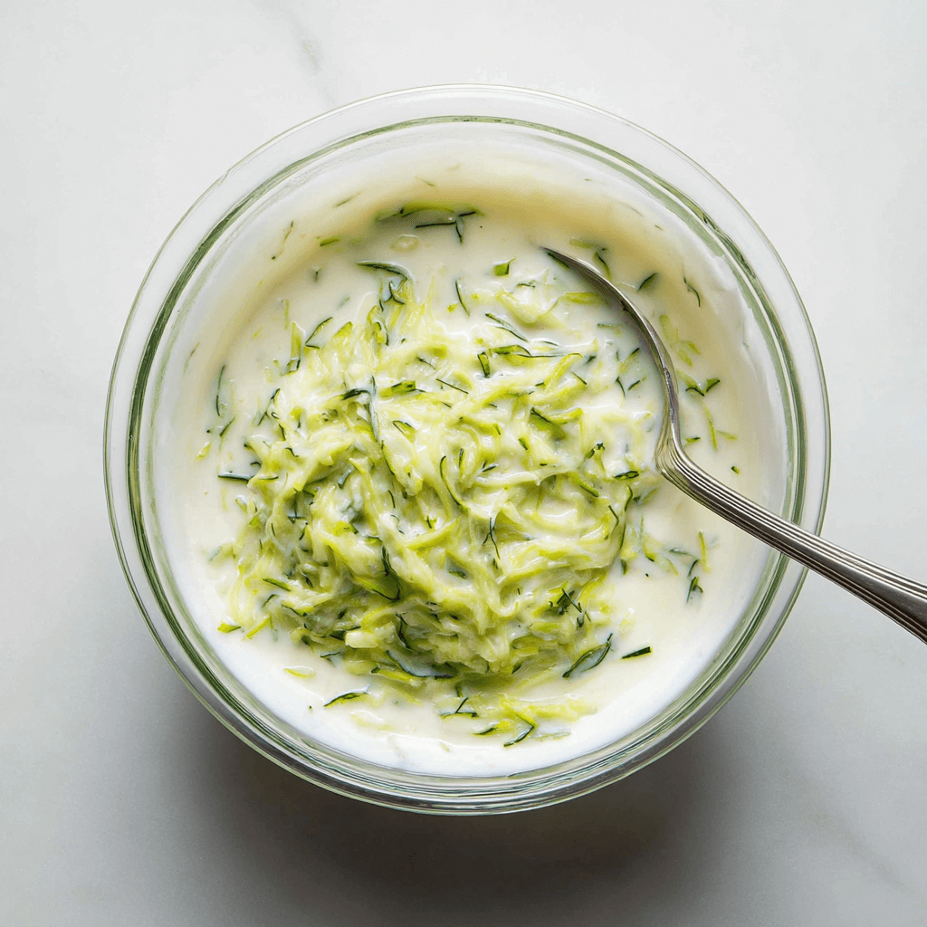 Pancakes de courgettes et sauce yaourt : le goût facile !