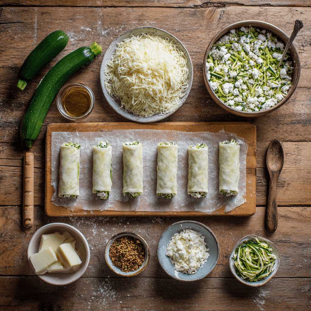 Cigares de courgettes croustillants à la feta : savourez-les !