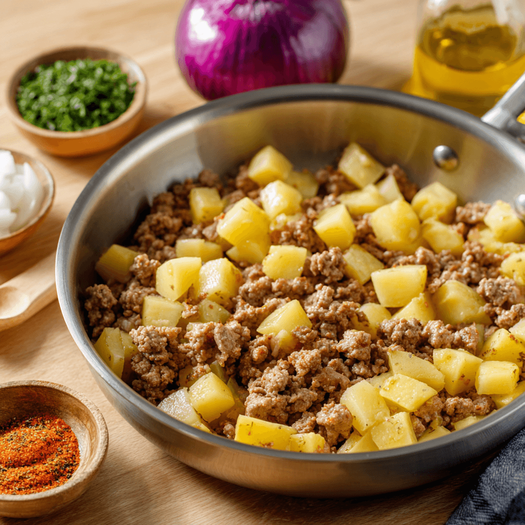 Viande Hachée et Pommes de Terre : Un Dîner Savoureux à Tester !