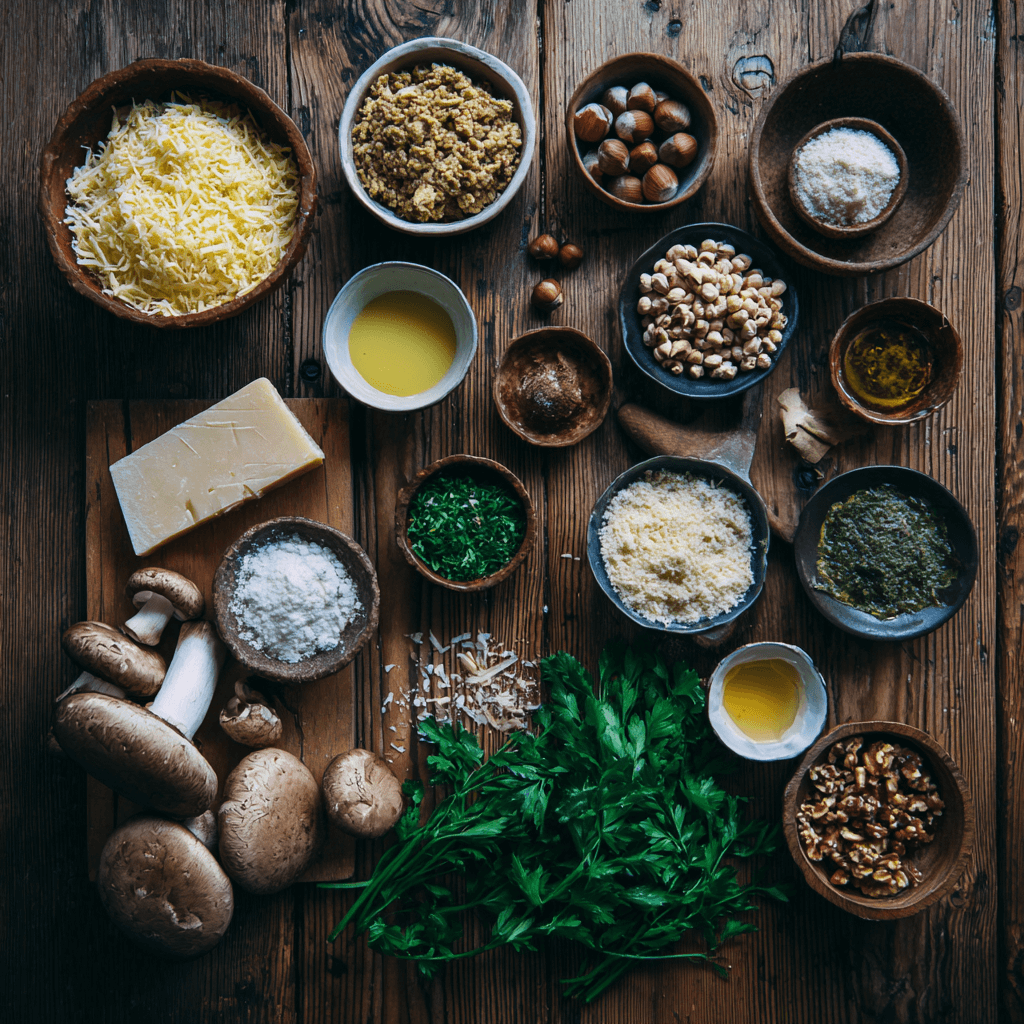 Cake aux Champignons, Comté, Noisettes et Persil : une recette irrésistible à essayer !