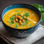Soupe de Pois Chiches et Carottes à l'Orientale : Savourez une délicieuse recette !