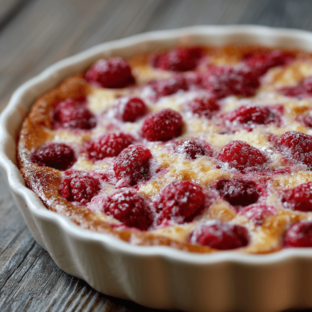 Clafoutis aux framboises : un délice à découvrir !