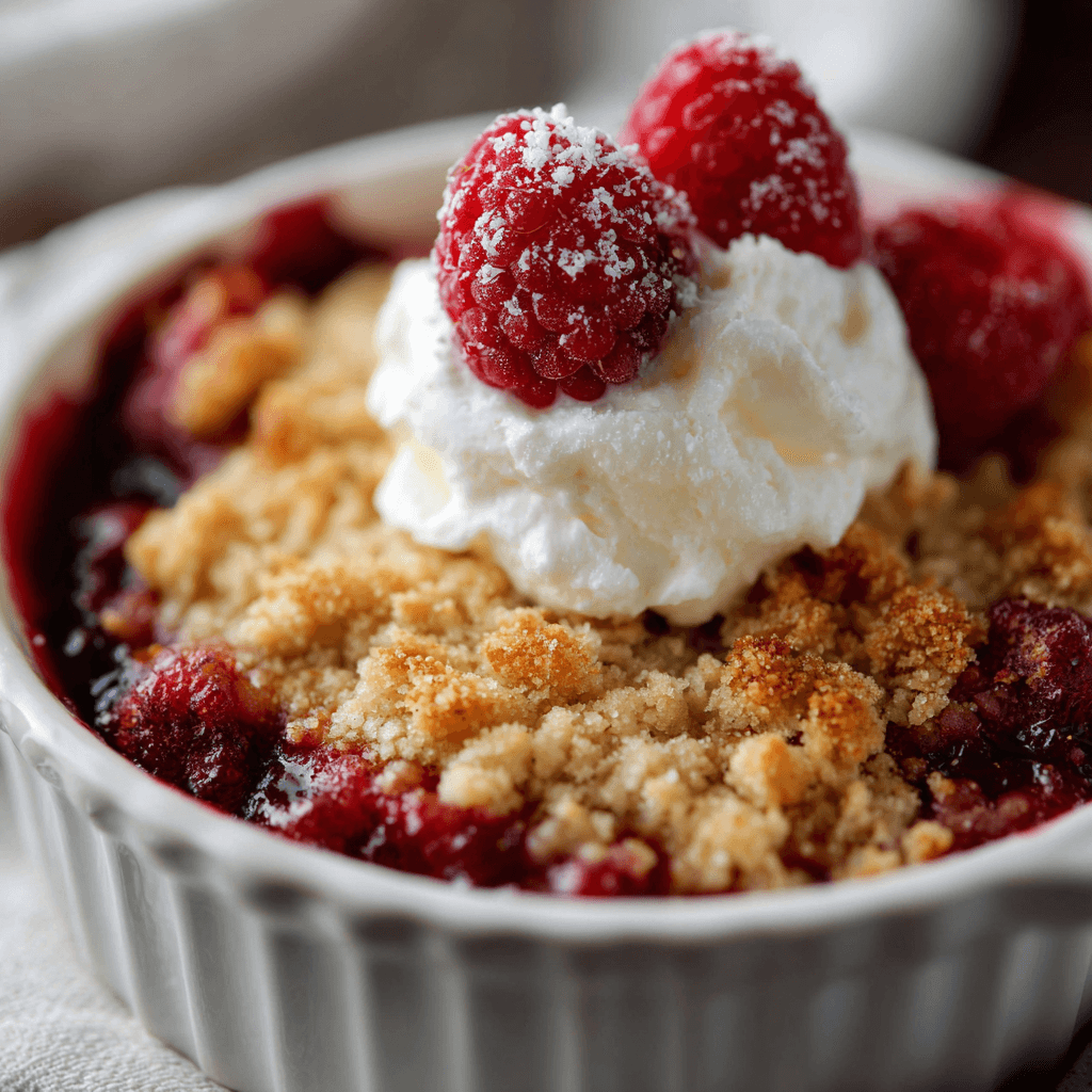 Croustillant aux framboises : découvrez la recette facile !