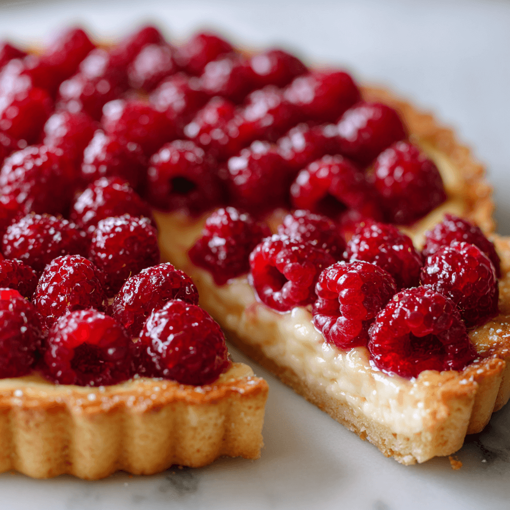 La meilleure recette de tarte aux framboises à essayer !