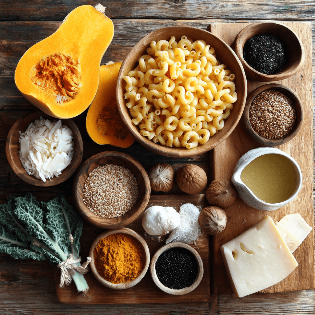 Macaroni au fromage et à la courge musquée végétaliens : découvrez la recette délicieuse !