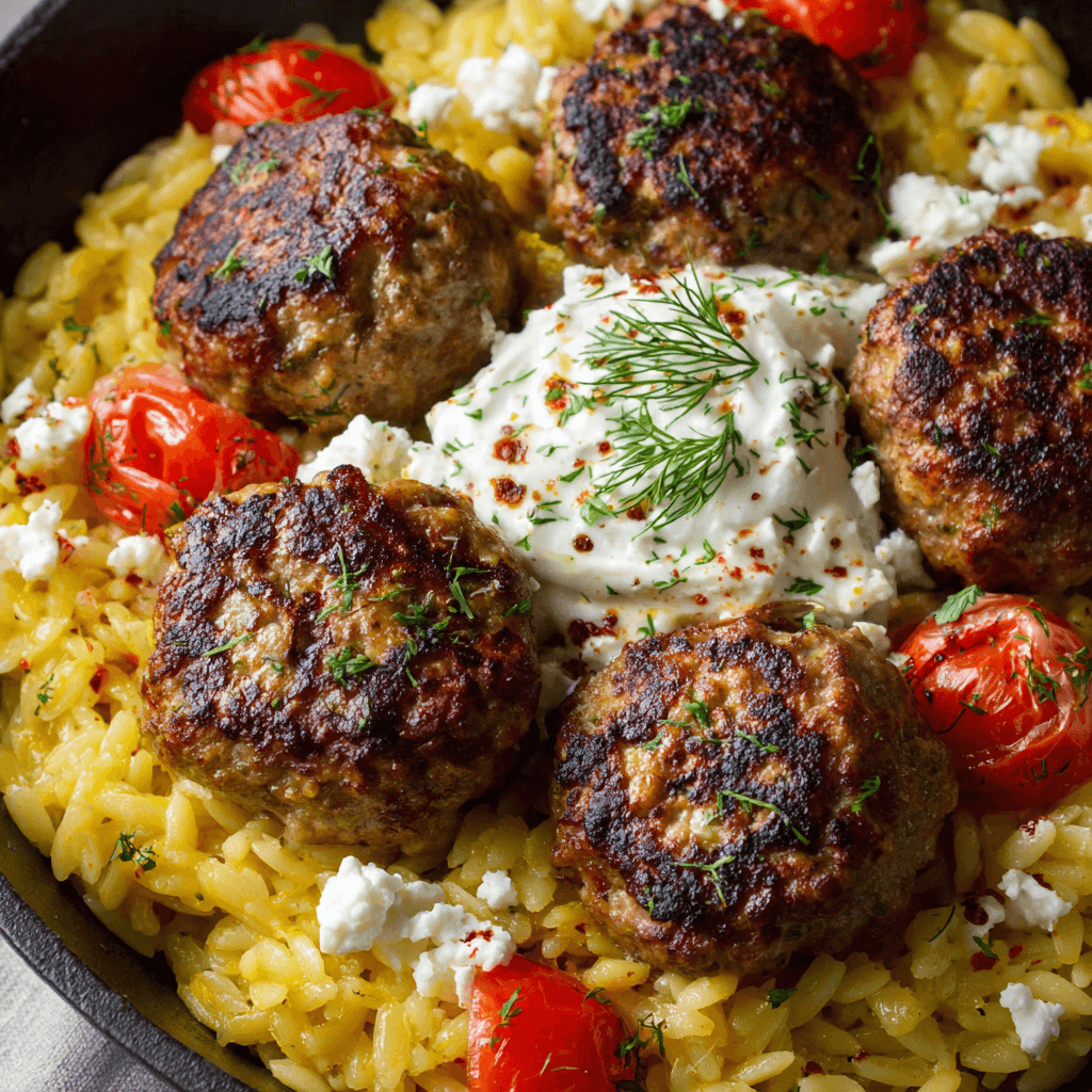 Boulettes Grecques & Orzo Citronné : une recette délicieuse !