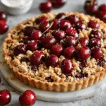 Tarte streusel aux cerises : le dessert irrésistible à essayer !