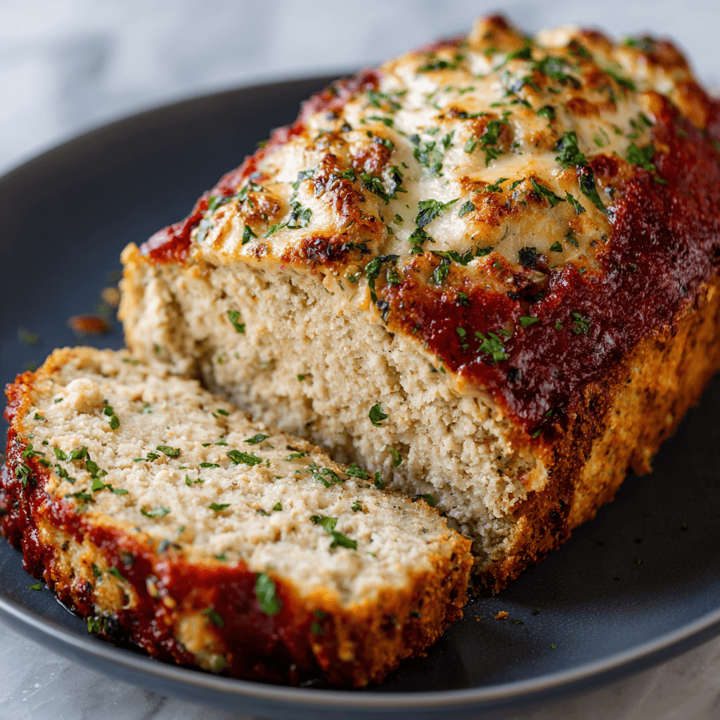 Pain de viande au poulet et au parmesan à l'ail : recette délicieuse à découvrir !