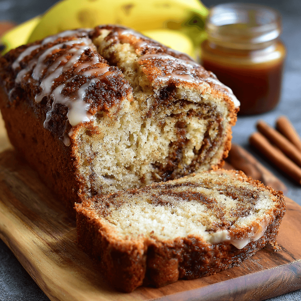 Pain aux bananes tourbillonnant à la cannelle fait maison : découvrez la recette facile!