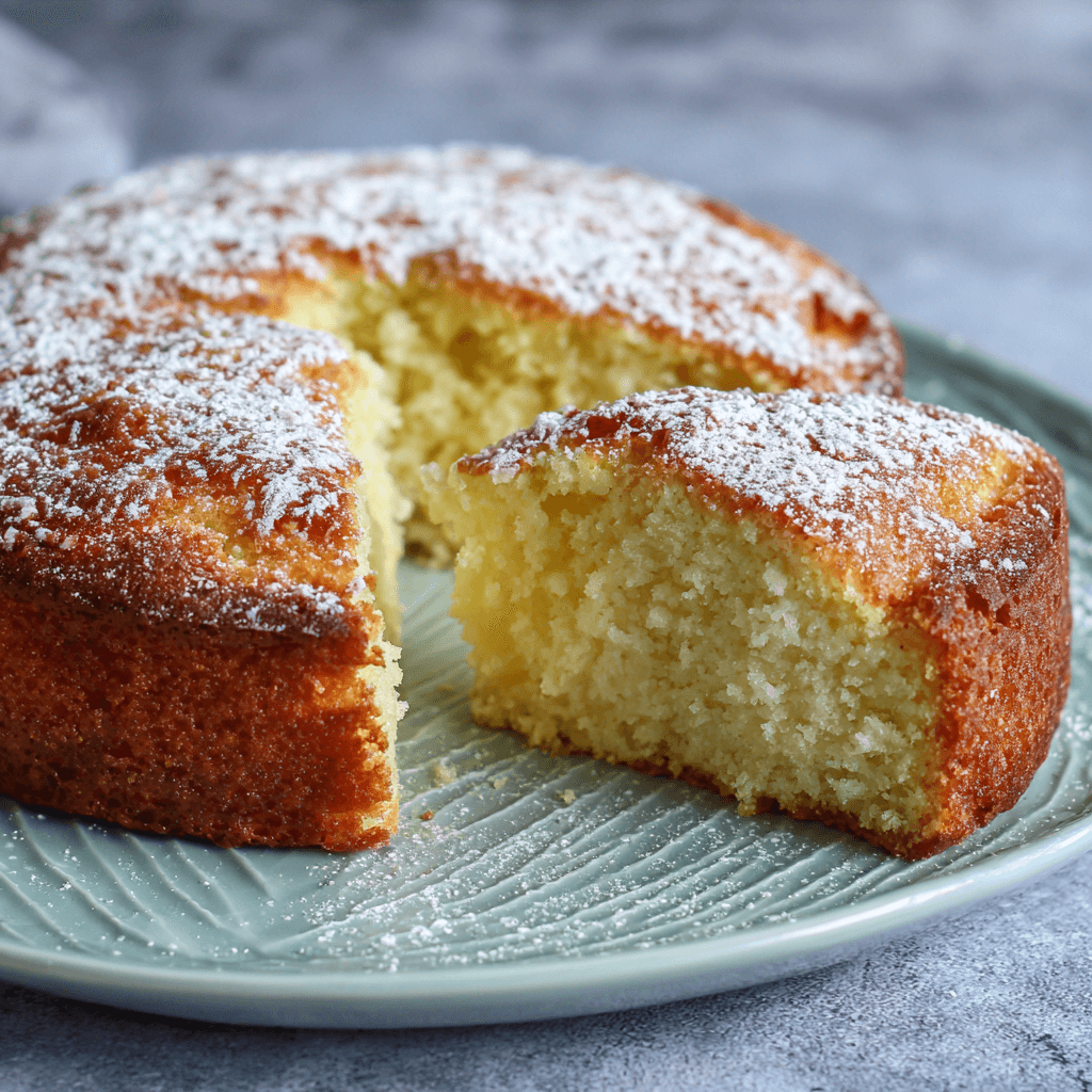 Gâteau moelleux au yaourt grec pour un dessert irrésistible !