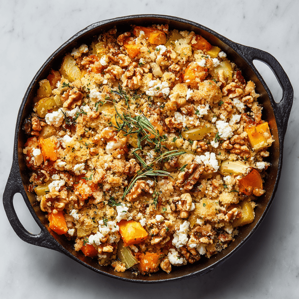Crumble salé aux légumes d'hiver : savourez ce délice !