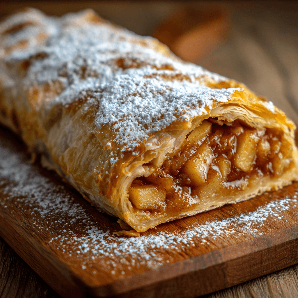 Strudel aux pommes - recette facile à réaliser chez soi !