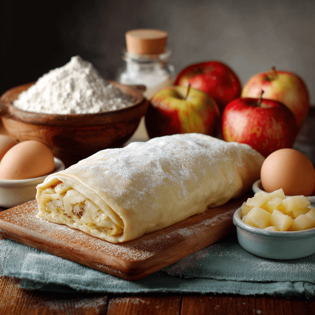 Strudel aux pommes - recette facile à réaliser chez soi !