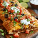 Pizza taco au croissant : découvrez cette recette irrésistible !