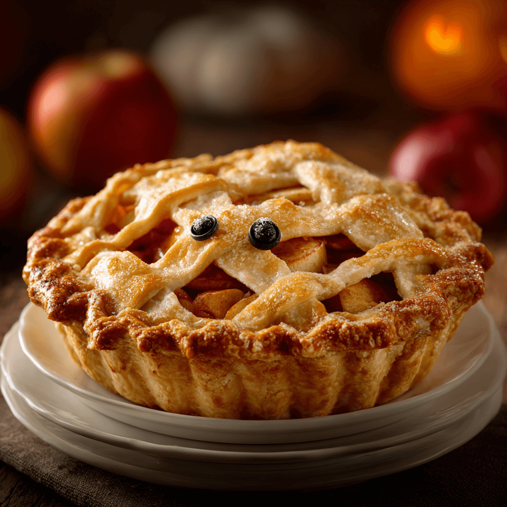 Tarte Halloween à la pomme : Votre dessert effrayant parfait !