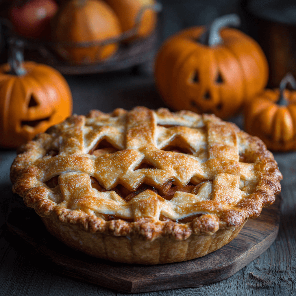 Tarte Halloween à la pomme : Votre dessert effrayant parfait !