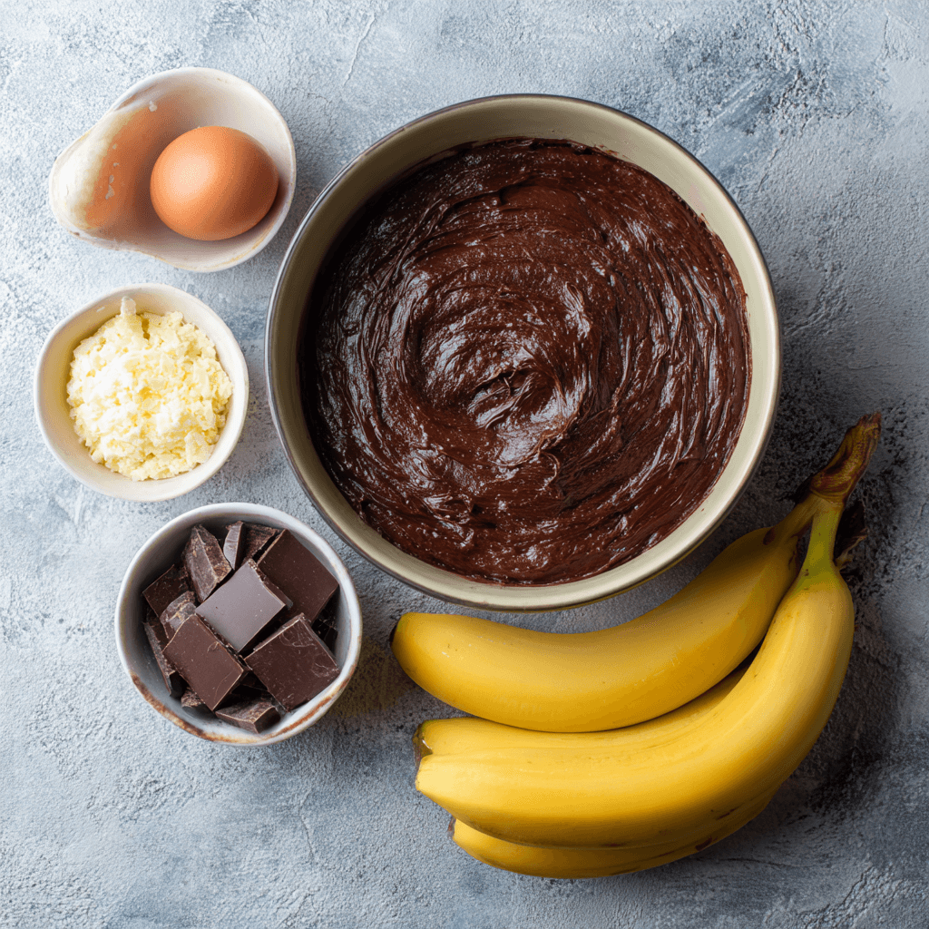 Gâteau chocolat & banane (sans sucre et sans beurre) : délice sain à découvrir !