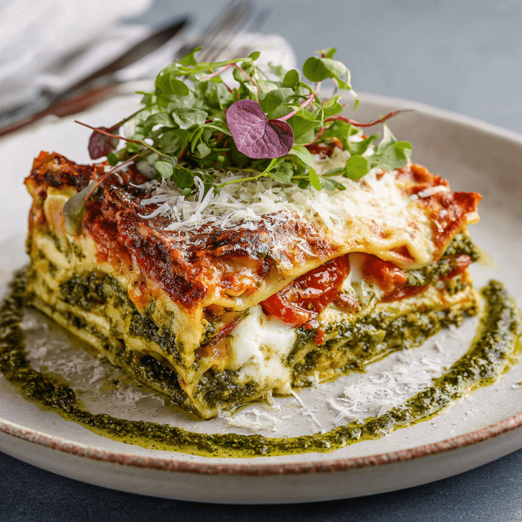 Lasagnes au pesto : découvrez la recette délicieuse !