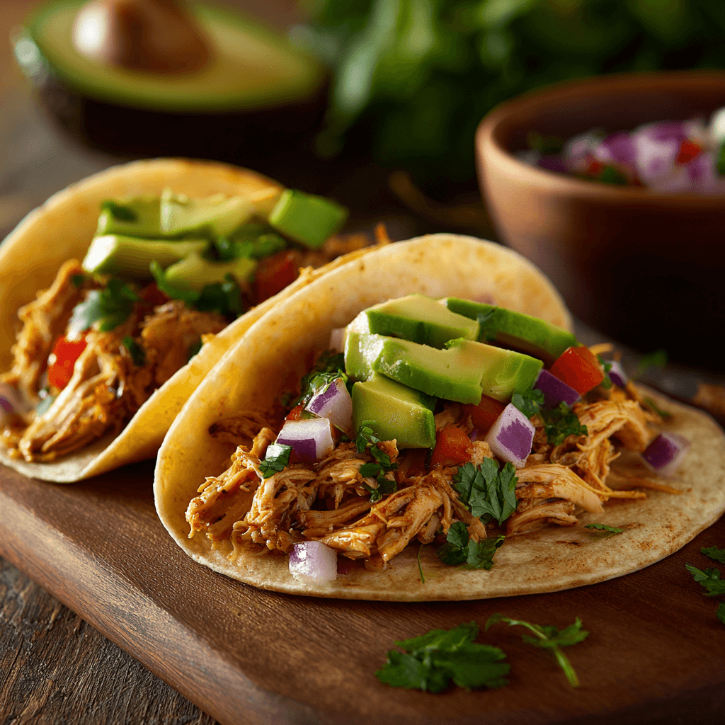 Tacos au poulet et à l'avocat : une recette irrésistible !