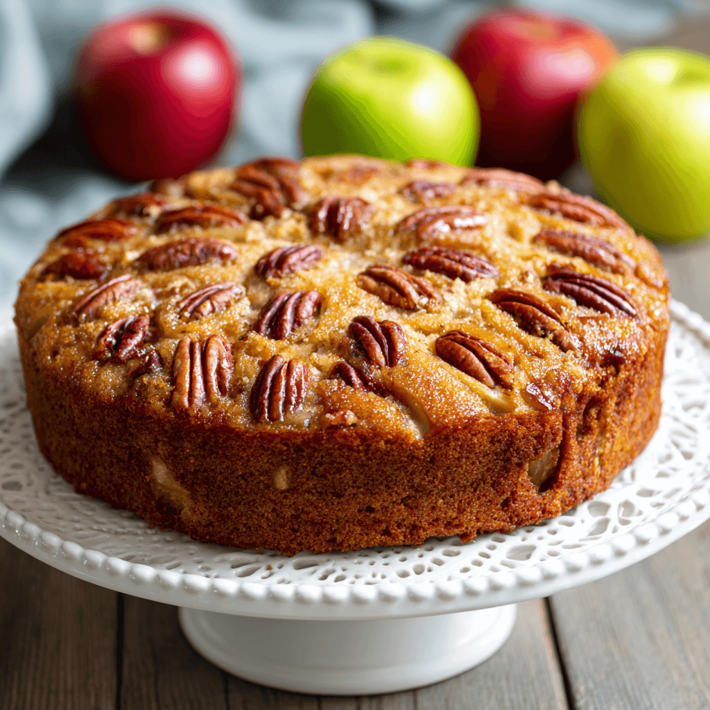 Gâteau Pommes & Noix de Pécan : le délice à essayer !