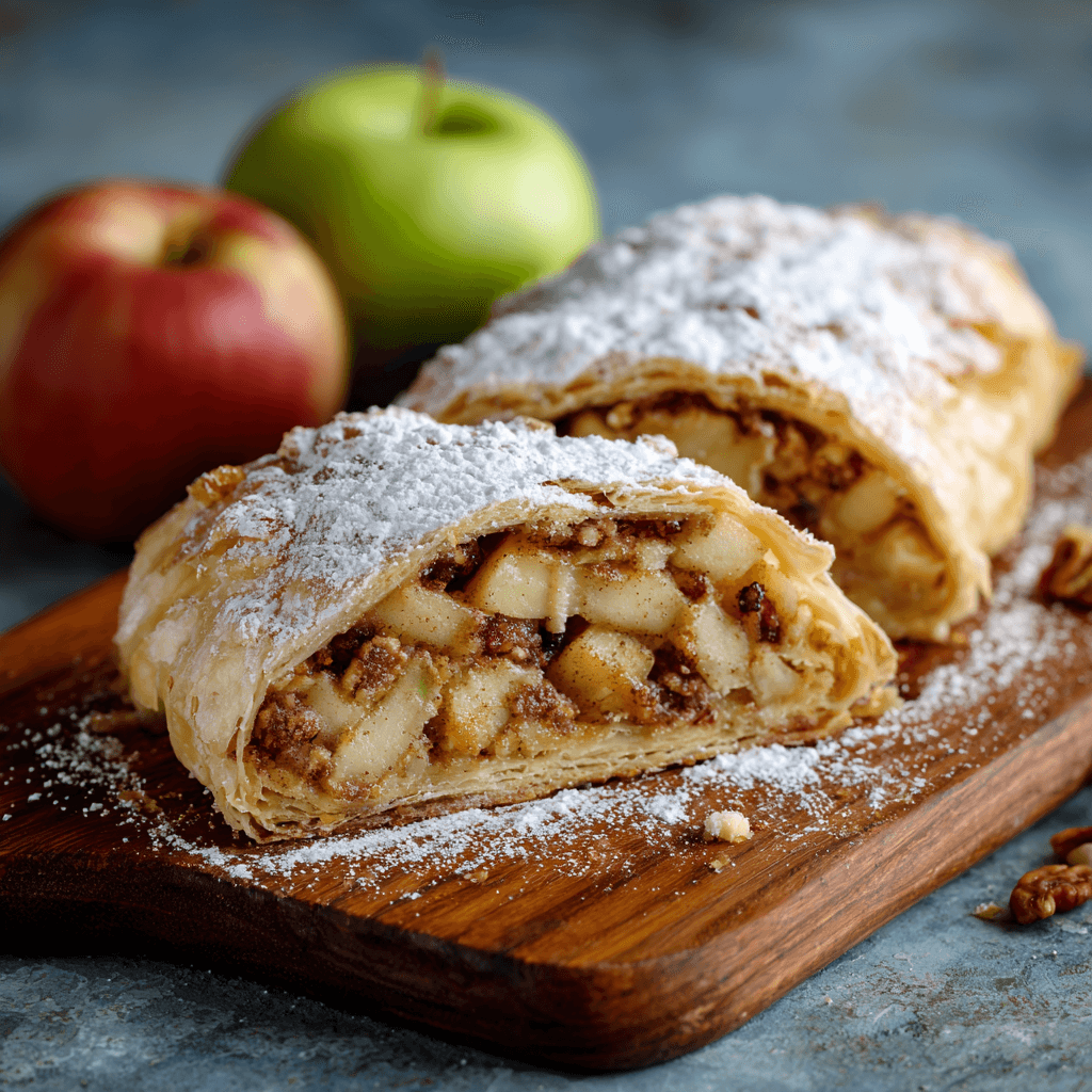 Strudel aux pommes - recette facile à réaliser chez soi !