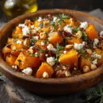 Butternut Rôti au Miel, Thym, Feta & Noisettes : Découvrez la recette délicieuse à essayer cet automne!