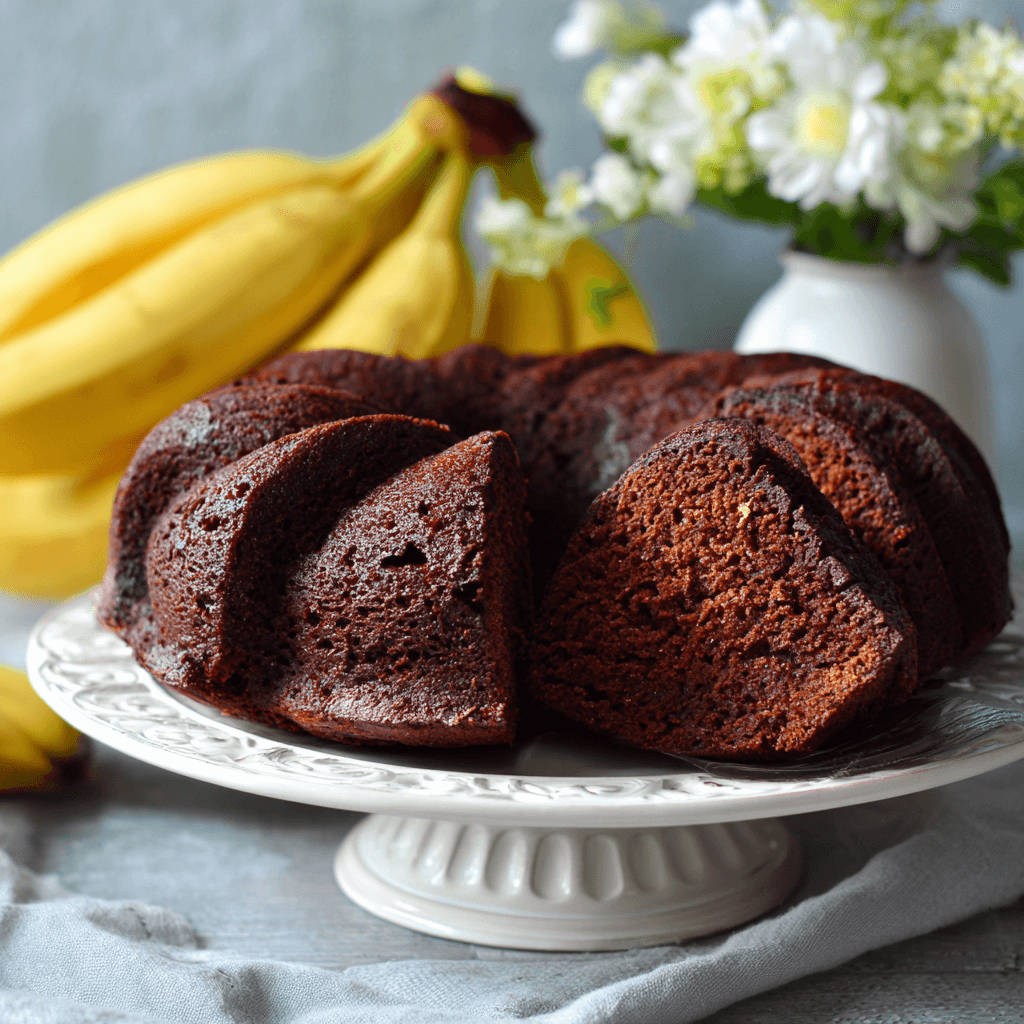 Gâteau chocolat & banane (sans sucre et sans beurre) : délice sain à découvrir !