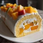 Bûche Exotique Mangue & Passion, Dessert Frais pour Fête
