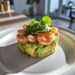 Bûche aux Crevettes, Avocat & Citron Vert – Entrée Festive Ultra Fraîche