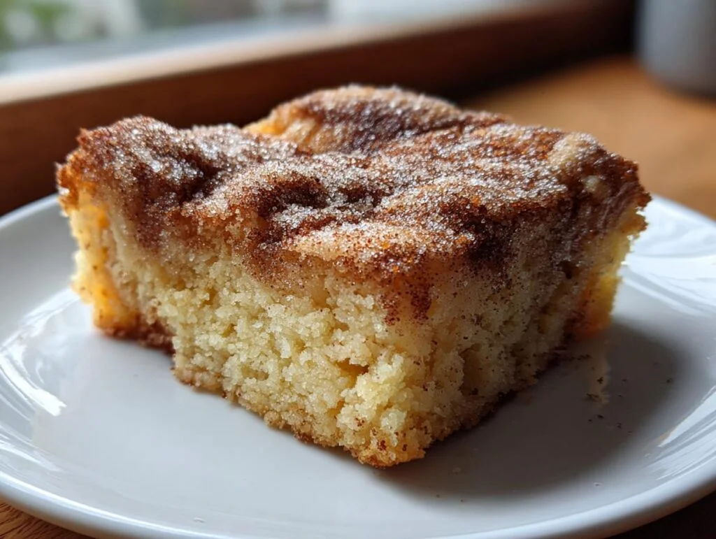Blondies moelleux à la cannelle et au sucre
