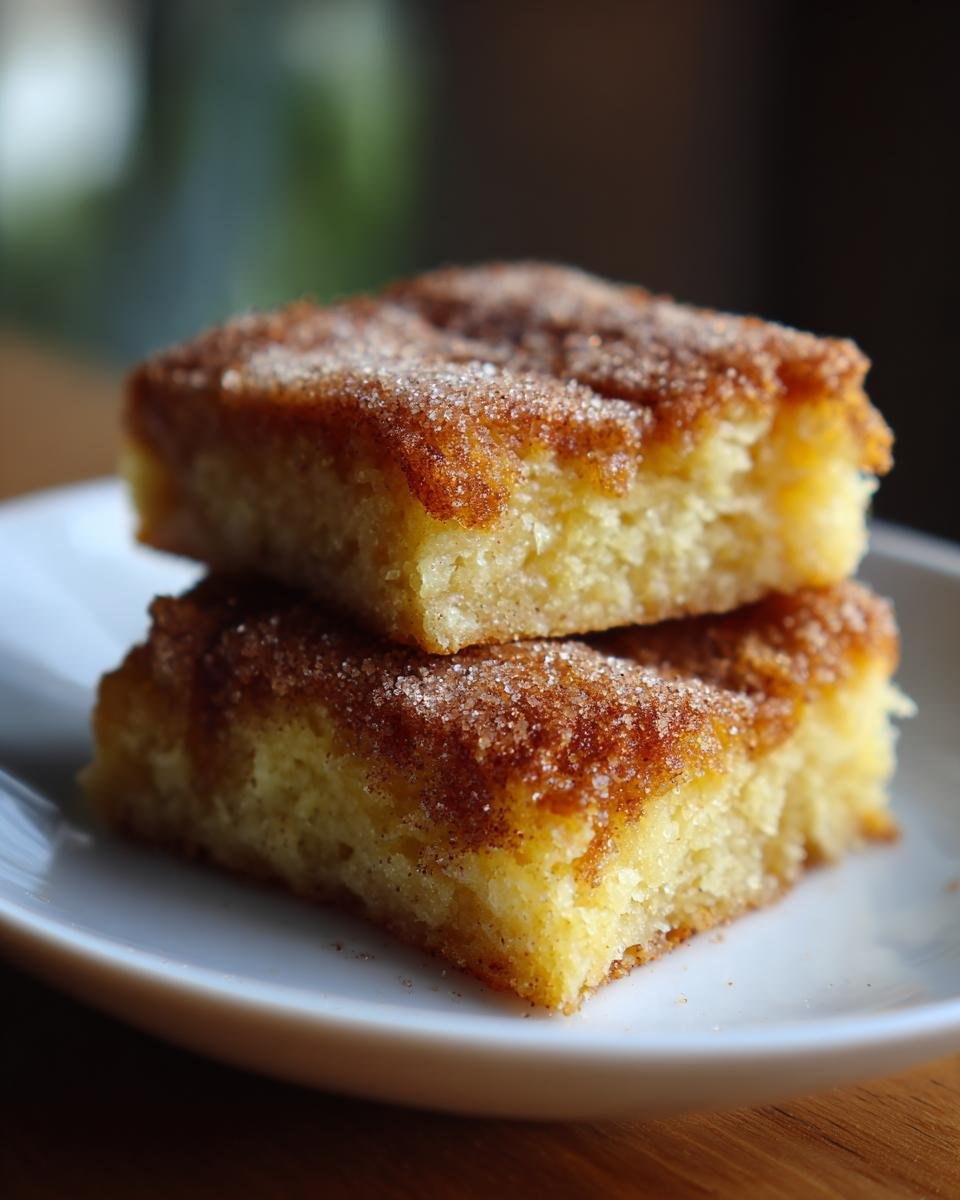 Blondies moelleux à la cannelle et au sucre - detail 2