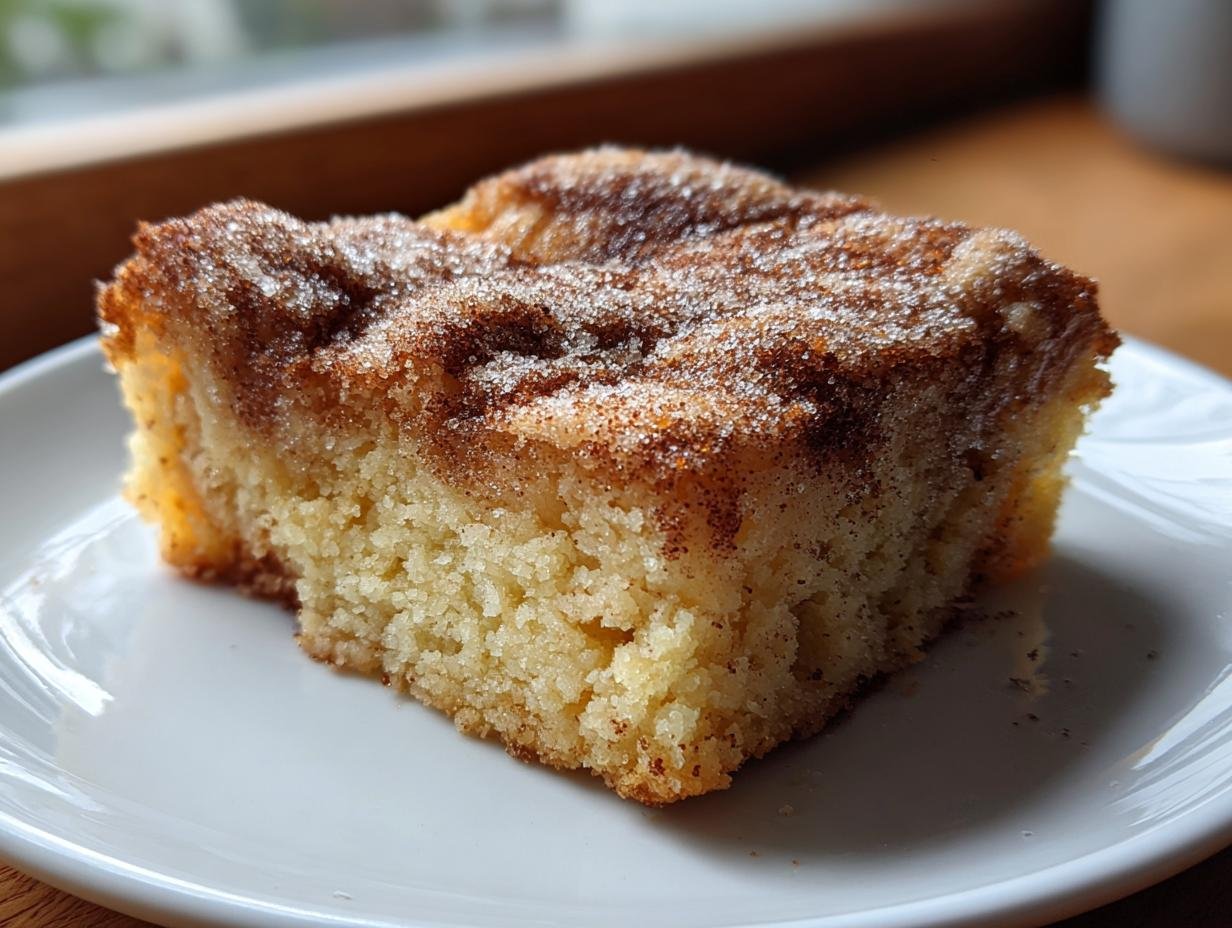Blondies moelleux à la cannelle et au sucre