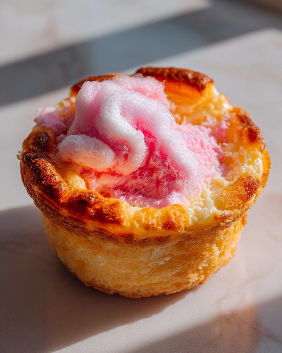 Bombes de cheesecake croustillantes à la barbe à papa - detail 1