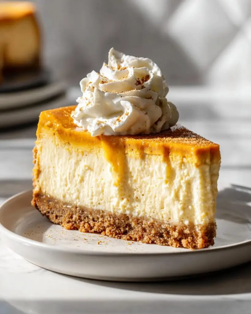 Cheesecake à la citrouille et aux épices chai