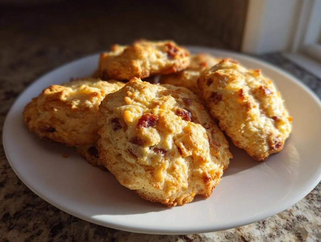 Cookies Salés aux Lardons et Comté – Apéro Facile & Gourmand