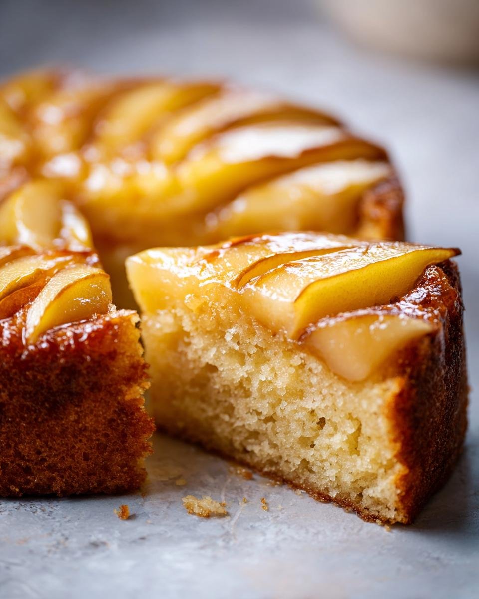 Gâteau Renversé Pommes-Poires, Dessert d’Automne Moelleux et Croquant - detail 1