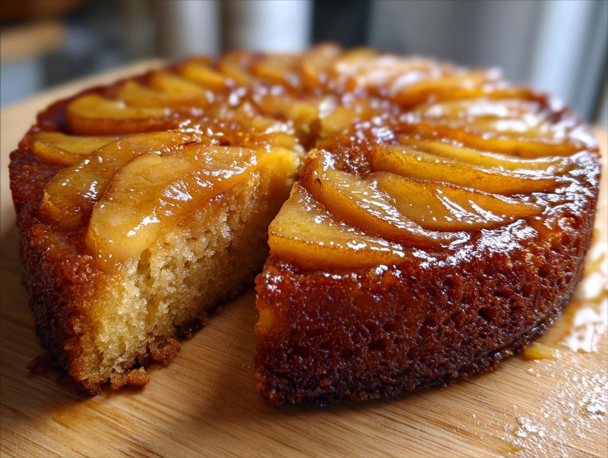 Gâteau Renversé Pommes-Poires, Dessert d’Automne Moelleux et Croquant